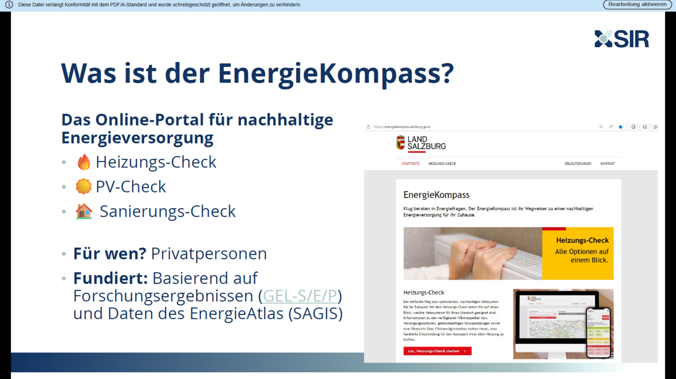 Energiekompass - Der Weg zur Nachhaltigen Energieversorgung