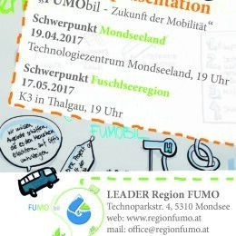 FUMOBIL PRÄSENTATION – SCHWERPUNKT FUSCHLSEEREGION AM 17.05.2017