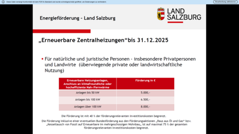 Kongress &quot;Energieeffiziente Gebäude - Salzburg 2050&quot;