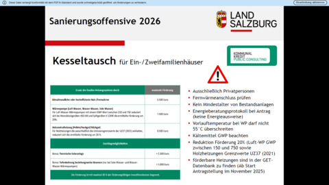 Kongress &quot;Energieeffiziente Gebäude - Salzburg 2050&quot;