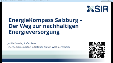 Energiekompass © Präsentation SIR