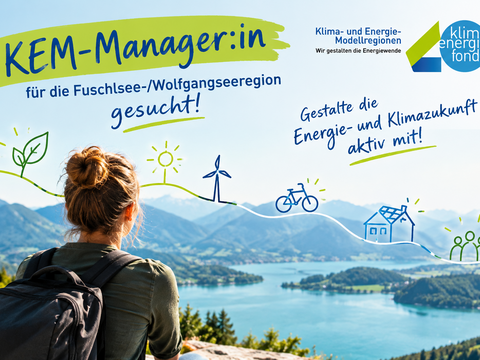 KEM-Manager:in für die Fuschlsee-/Wolfgangseeregion gesucht
