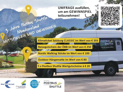 3 Jahre Postbus Shuttle im Mondseeland – SOMMER-GEWINNSPIEL
