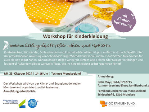 KEM-Repair-Café-Workshop: Lieblingsstücke nähen und selbst reparieren