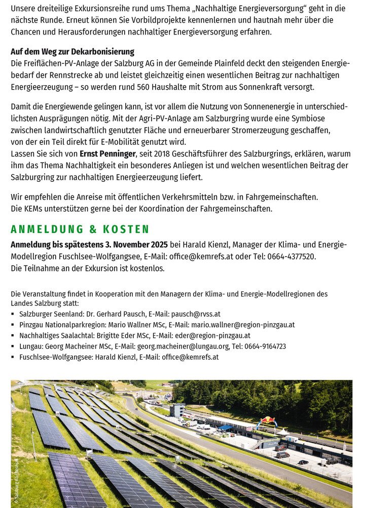 Solar.Kraftwerk am Salzburgring