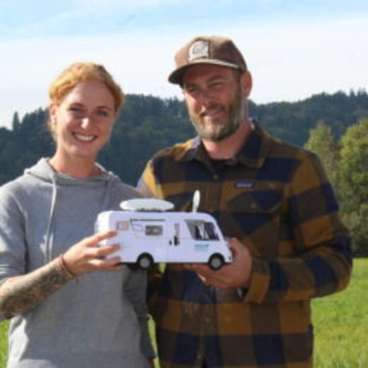 Foto: Sozialpädagogische Fachkräfte in der Gemeinwesenarbeit Mondseeland Yvonne Maringer und Uwe Westerkam